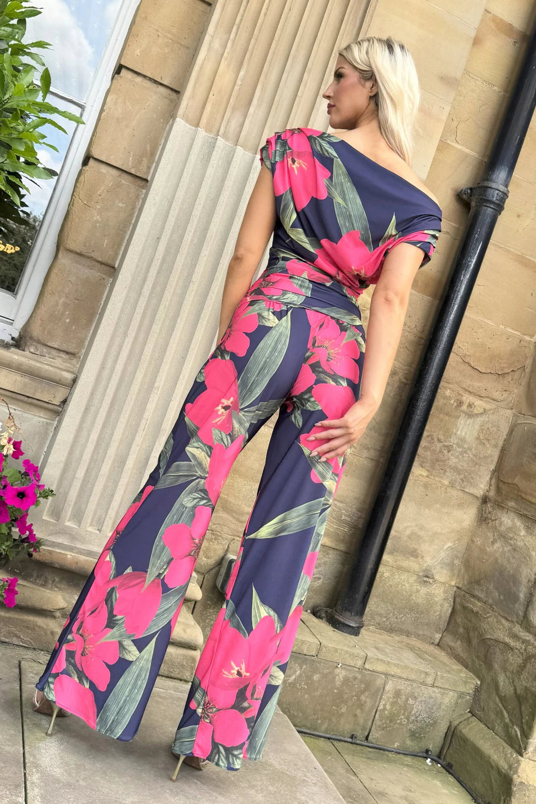 ATOM Carbon Jumpsuit - Fuchsia Lily Print