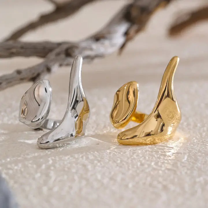 MG Geometric Ring - Gold or Silver