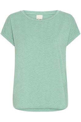 ICHI Rebel Fleck Tee - Beryl Green