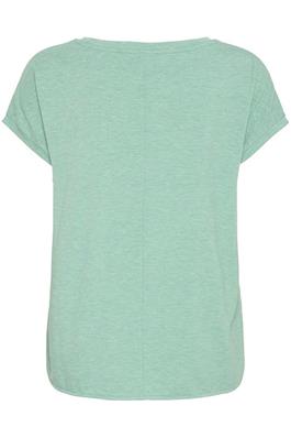 ICHI Rebel Fleck Tee - Beryl Green