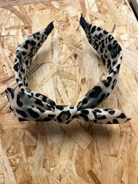 Bow Detail Print Headband - 2 Prints