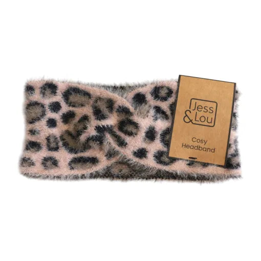 Cosy Leopard Headband - 2 Colours