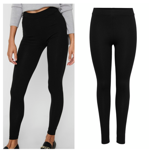 ONLY Black Jersey Leggings