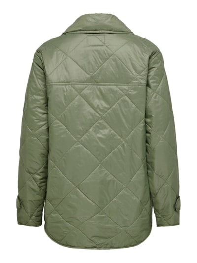 Quilted Lightweight Jacket - Olive Green