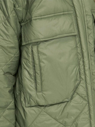 Quilted Lightweight Jacket - Olive Green