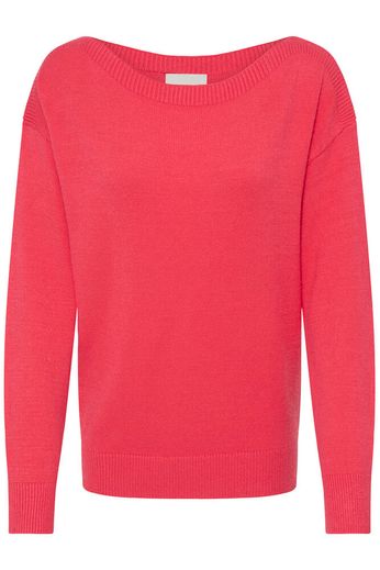 Boat Neck Lightweight Jumper - Pink