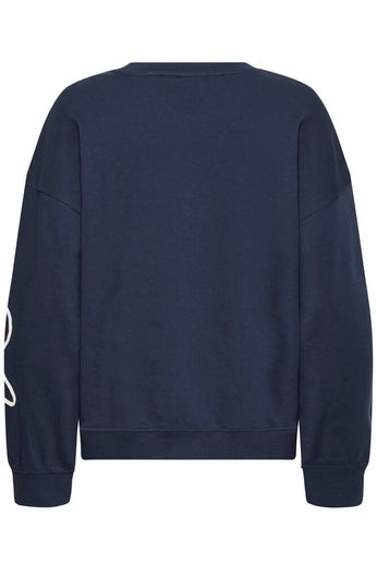 Abstract Line Sweater - Navy