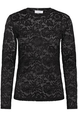 Lace Top - Jet Black