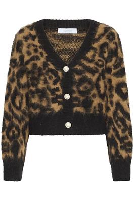 Becka Leopard Print Cardigan