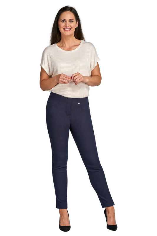 Daisy - Stretch Pull on Trouser - Navy