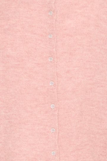 Mara Half Sleeve Jumper with Button Back - Zephyr Pink