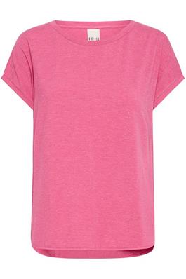 ICHI Rebel Fleck Tee - Hot Pink