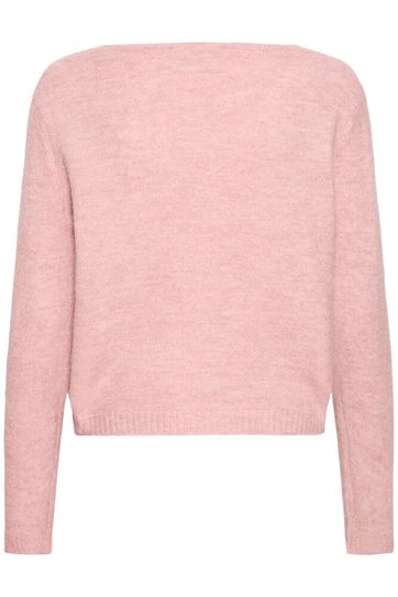 Mara V Neck Jumper - Zepher Pink