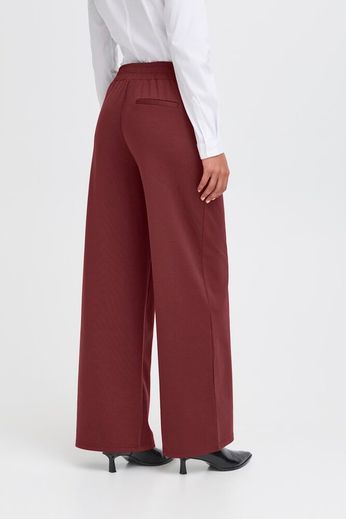 Kate Pull On Wide Leg Trouser - Port Royal