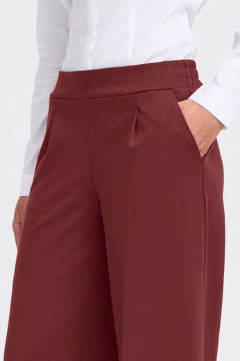 Kate Pull On Wide Leg Trouser - Port Royal