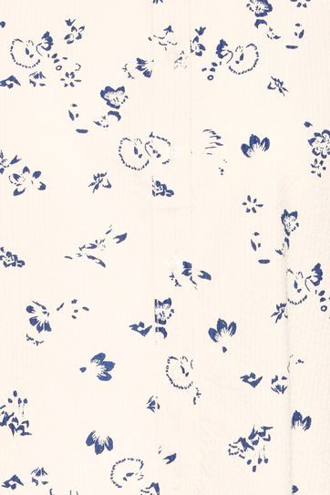 Gwyn Half Sleeve Blouse - Blue floral