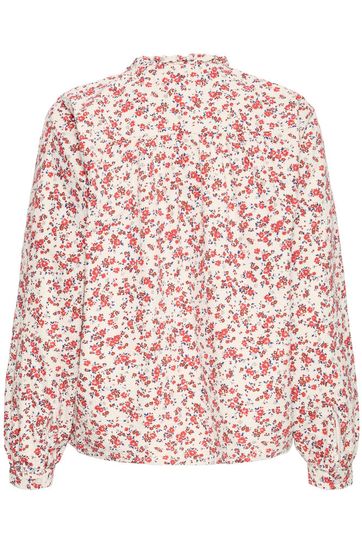 Gwyn Blouse - Red Ditsy Floral