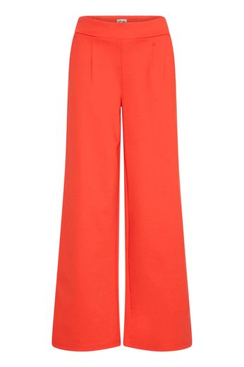 Kate Pull On Wide Leg Trouser - Poppy Red