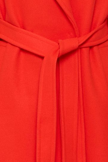 Jane Long Coat - Fiery Red