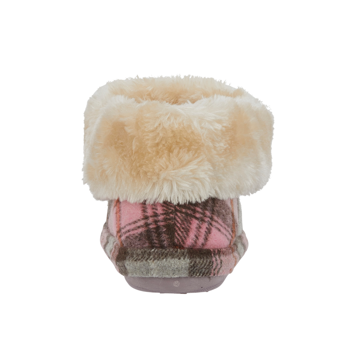 Slipper Short Boot - Blush Check