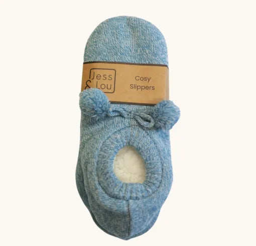 Cosy Marl Slipper Sock - 2 Colours
