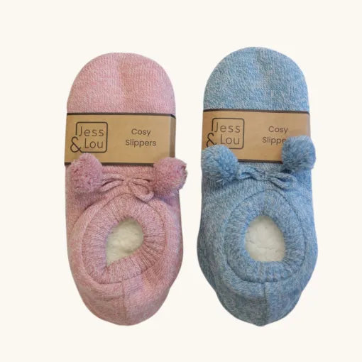 Cosy Marl Slipper Sock - 2 Colours