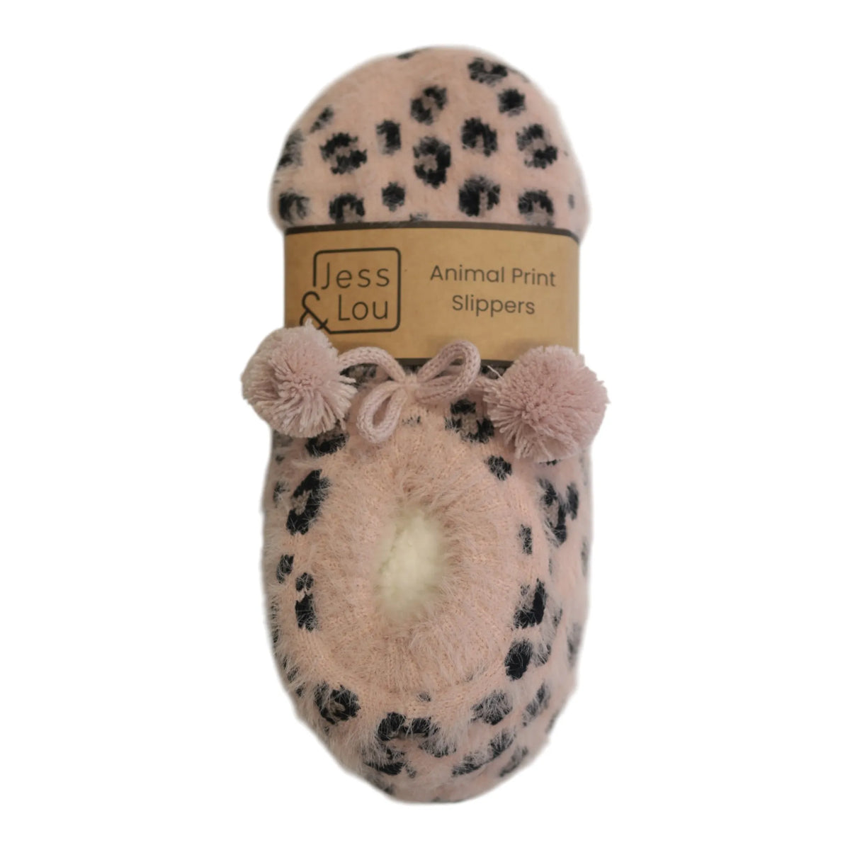 Cosy Leopard Slipper Sock - 2 Colours