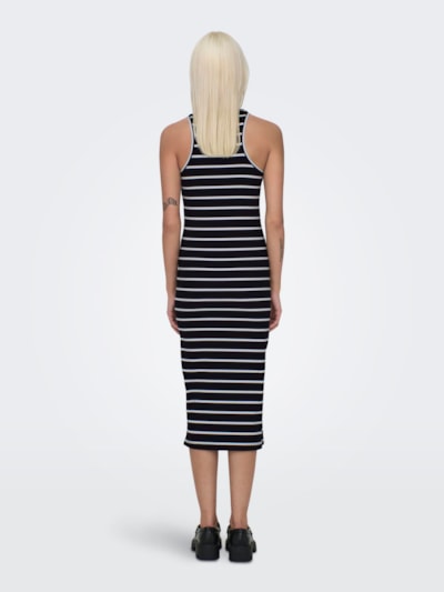 Sleeveless Belfast Stripe Knit Dress