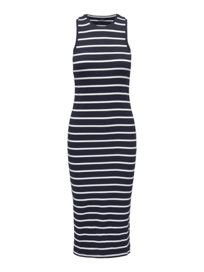 Sleeveless Belfast Stripe Knit Dress