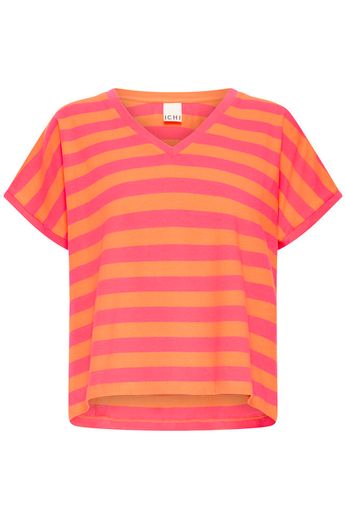 Juniper V Neck Stripe Tee