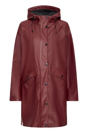 Tazi Waterproof Rain Coat - Burgundy