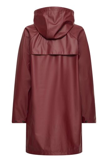 Tazi Waterproof Rain Coat - Burgundy