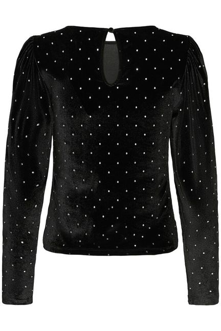 Darla Velvet Top - Black