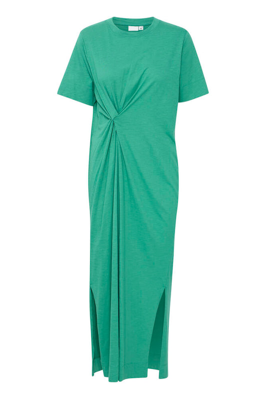 Vula Maxi T-Shirt Dress - Pine Green