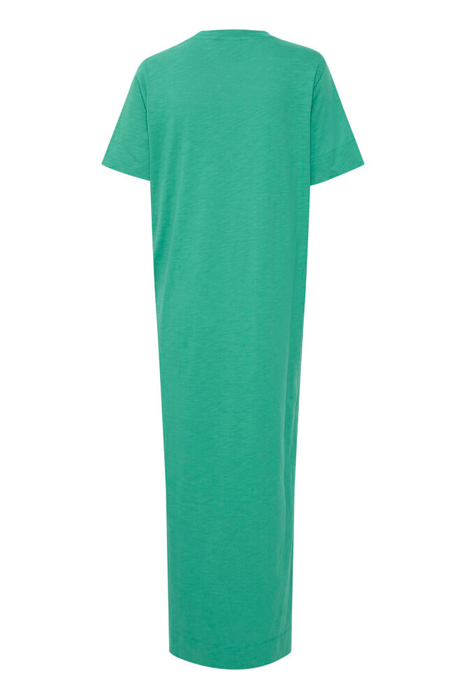 Vula Maxi T-Shirt Dress - Pine Green