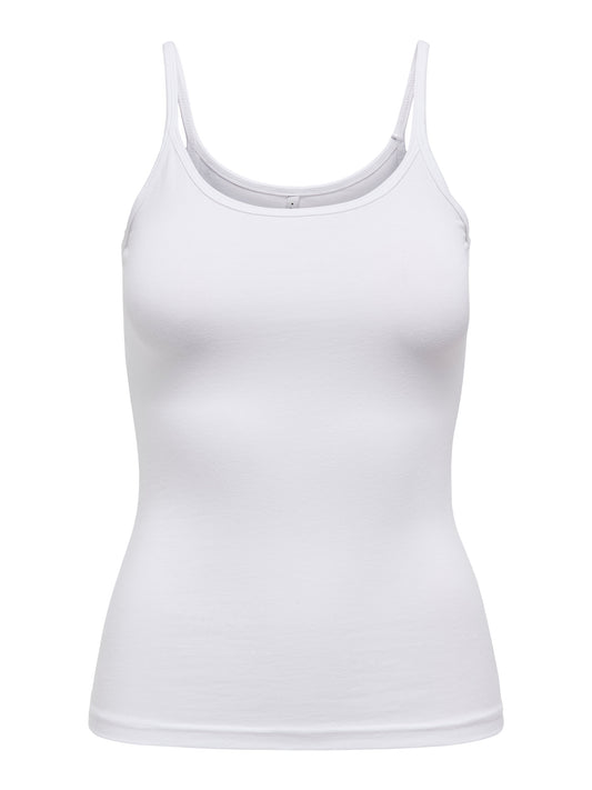 Strappy Singlet - White