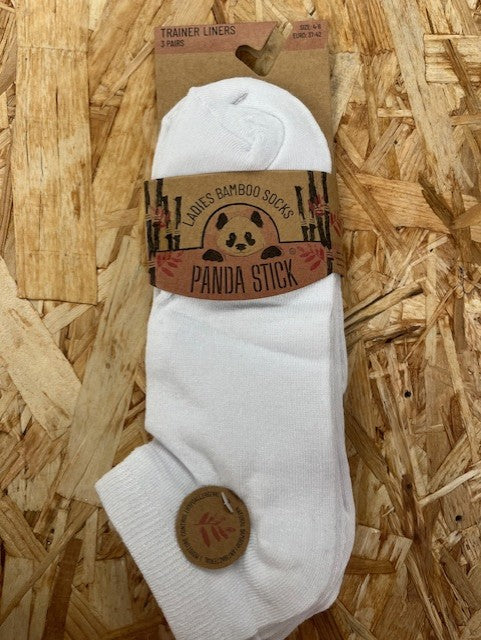 3 Pack Trainer Socks - White