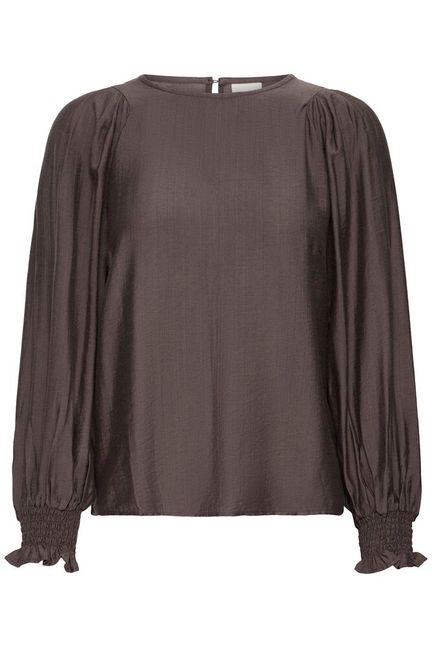 Wilma Blouse with Cuff Detail - Shale