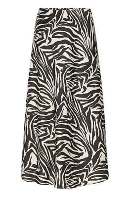 Zebra Maxi Skirt